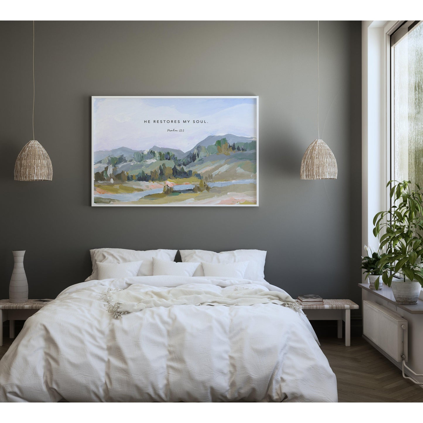 Scripture Landscape | "He Restores My Soul"