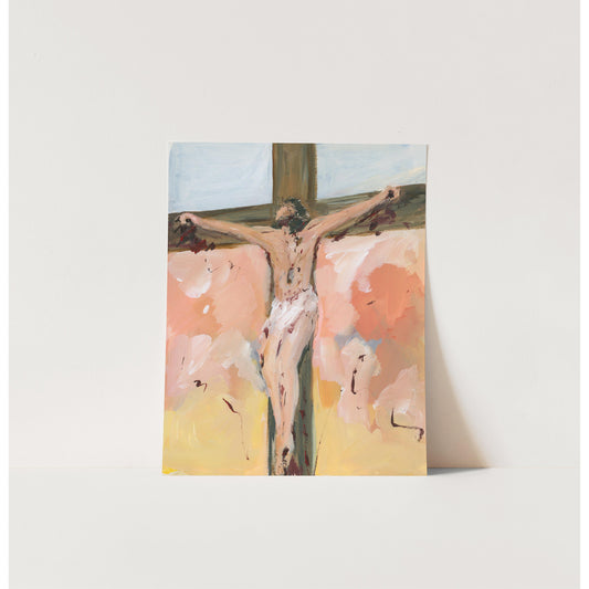 Bible Art - Jesus on Cross - It Is Finished