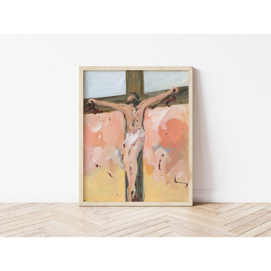 Bible Art - Jesus on Cross - It Is Finished