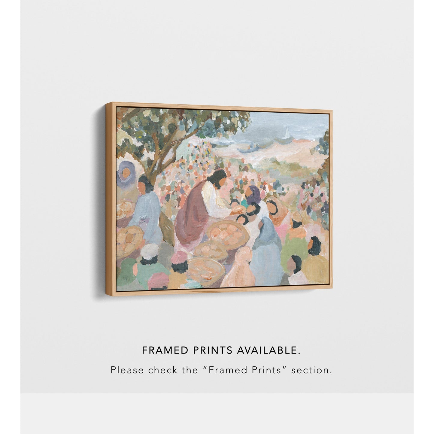 Christian Wall Art — “Jesus Feeding the 5000” Print