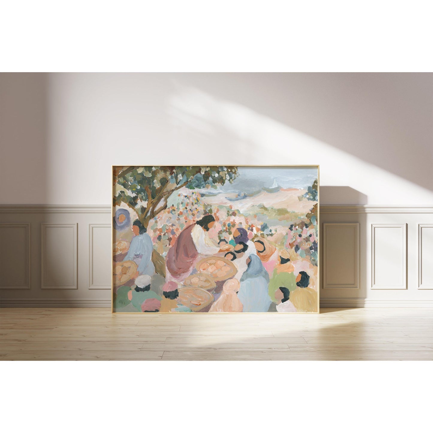 Christian Wall Art — “Jesus Feeding the 5000” Print