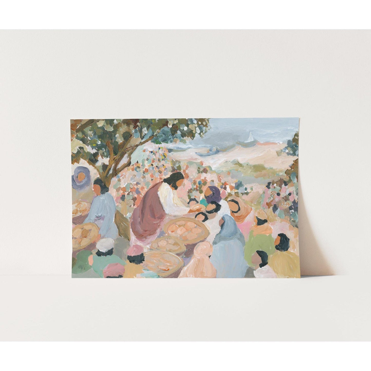 Christian Wall Art — “Jesus Feeding the 5000” Print