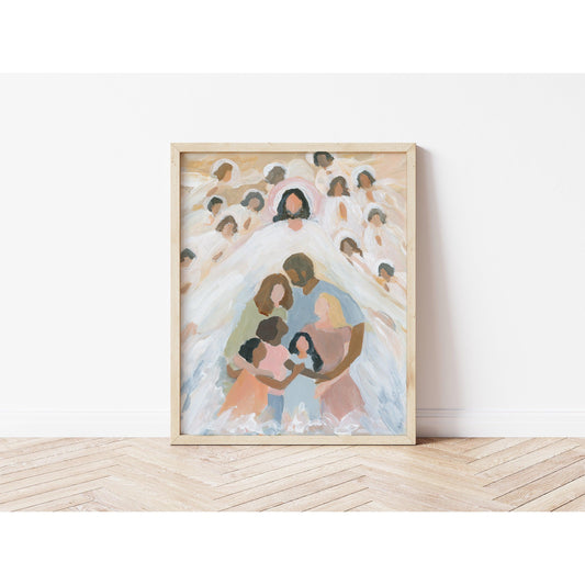 Christian Adoption Wall Art — “Adopted Into God’s Family” Print