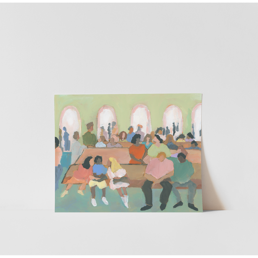 Christian Wall Art | Church Fellowship Painting