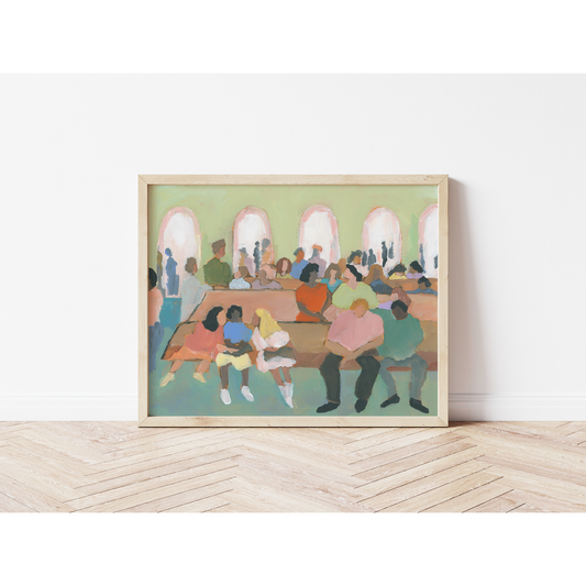 Christian Wall Art | Church Fellowship Painting