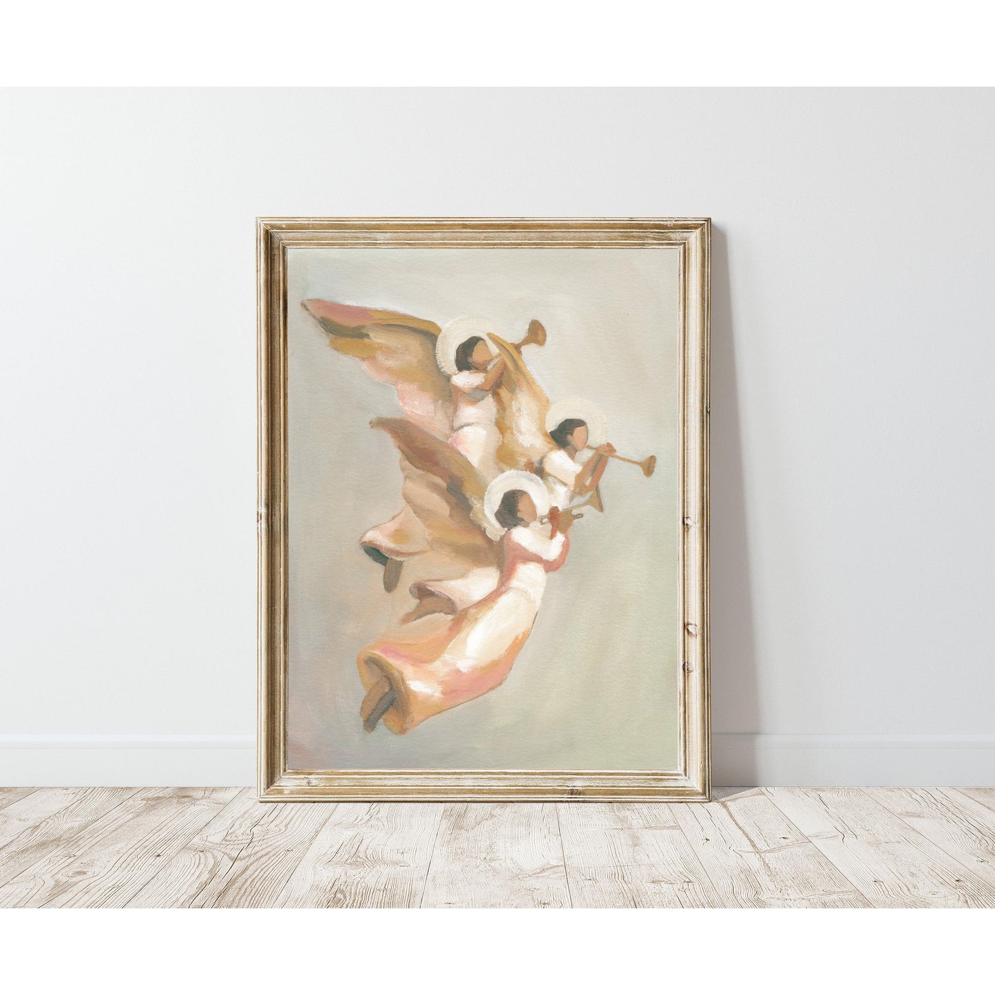 Christian Christmas Wall Art “Angels Rejoice” | Perfect Holiday Gift & Seasonal Decor