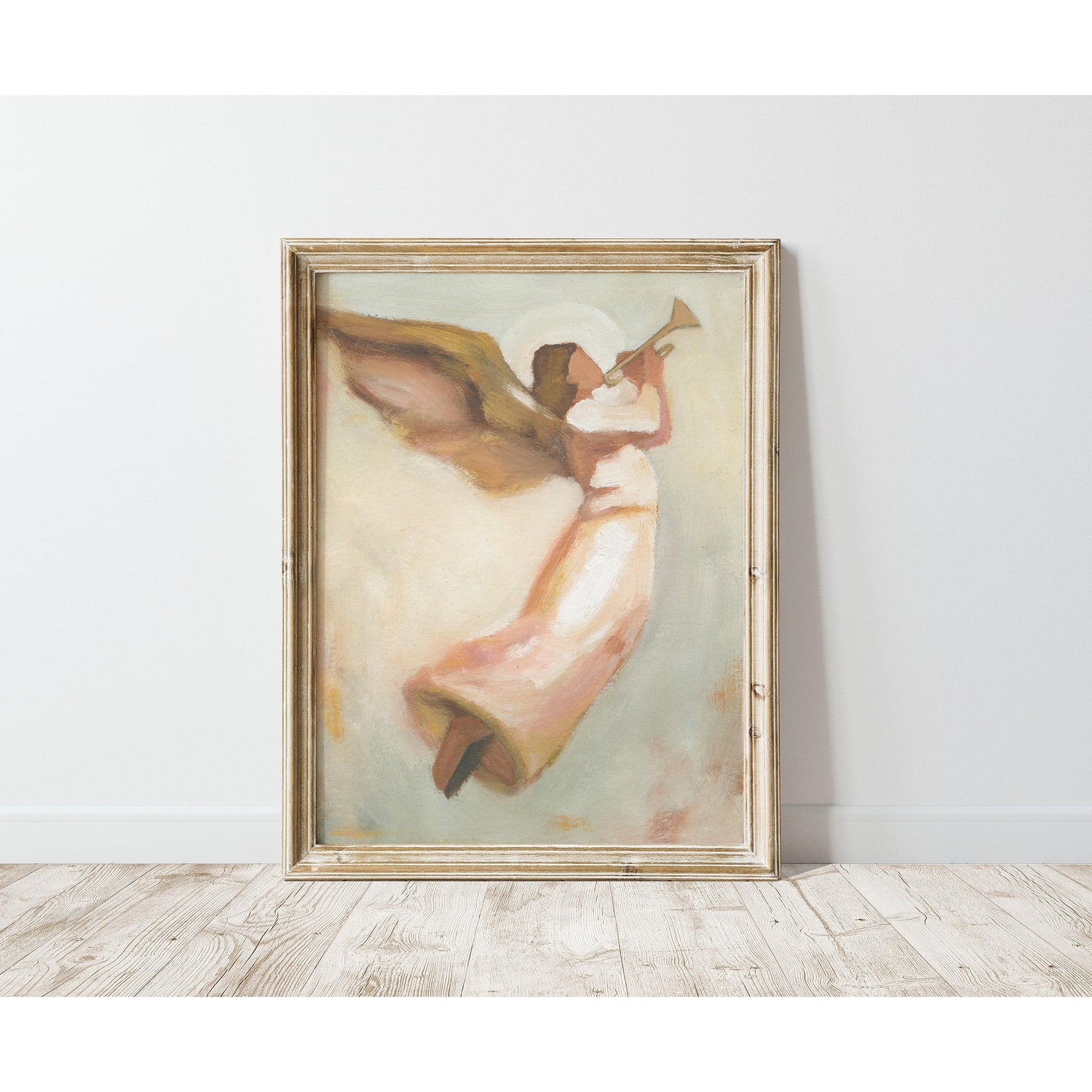 Christian Christmas Wall Art — Angel Trumpet Print | The Sound of Glory