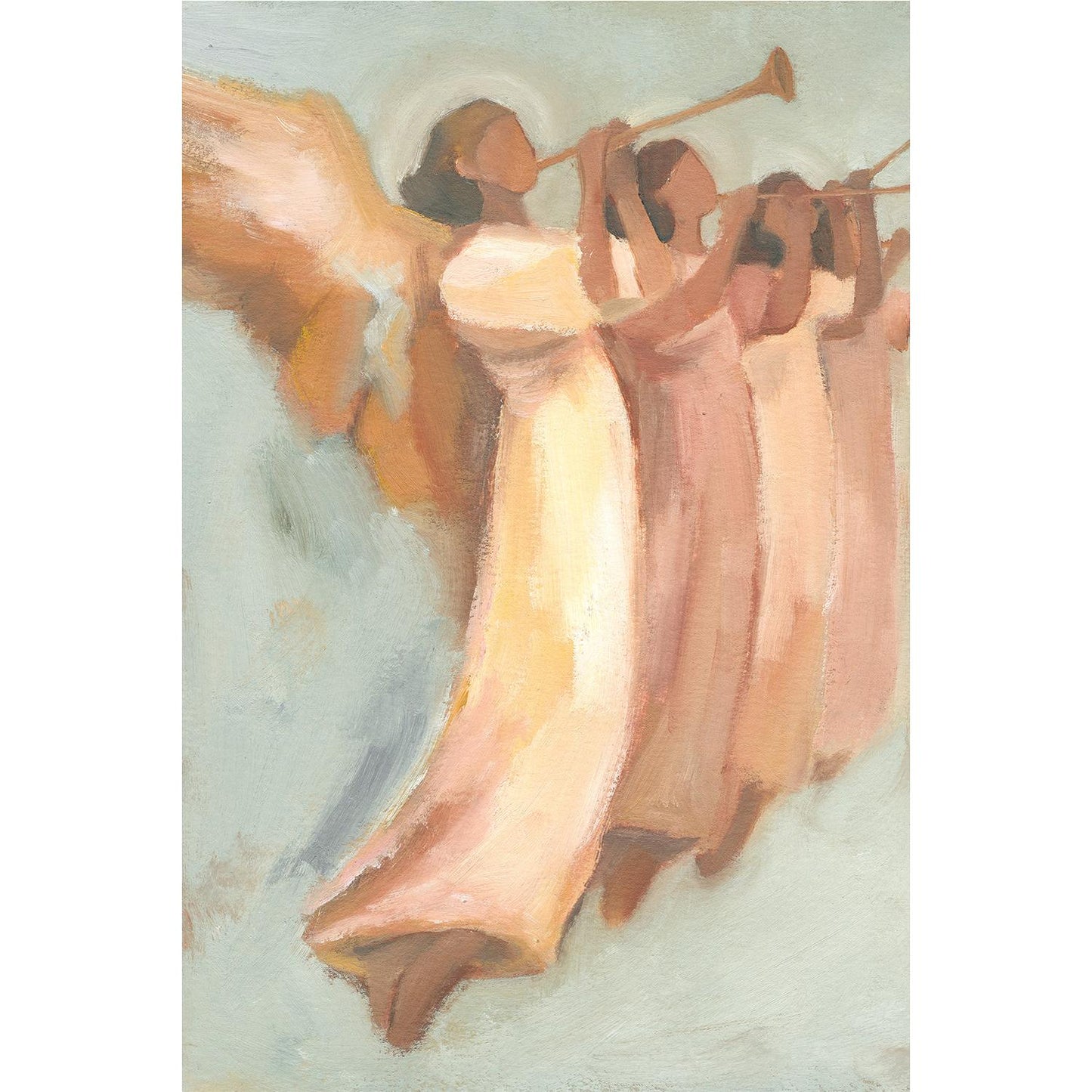 Christian Wall Art — Christmas Angels Trumpet Print | Gloria in Excelsis Deo
