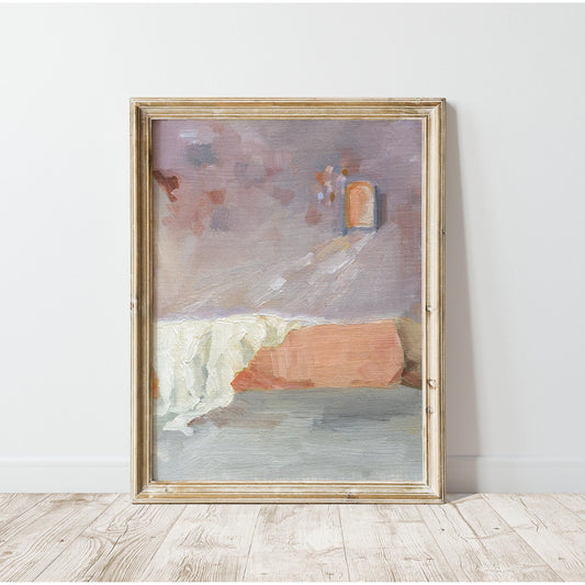 Modern Bible Easter Painting Art Print- "He is not Here"