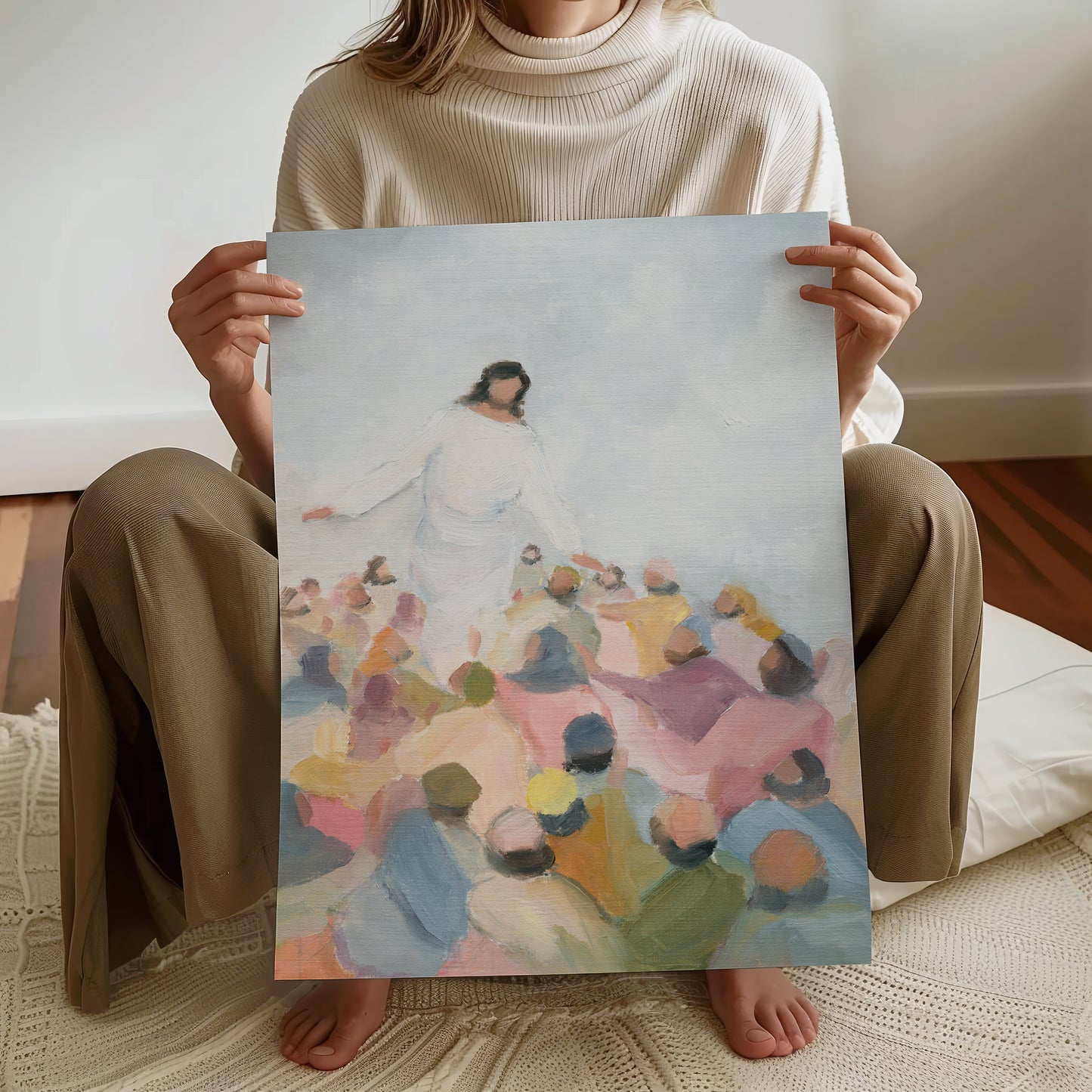 Modern Christian Art - "I will Return"