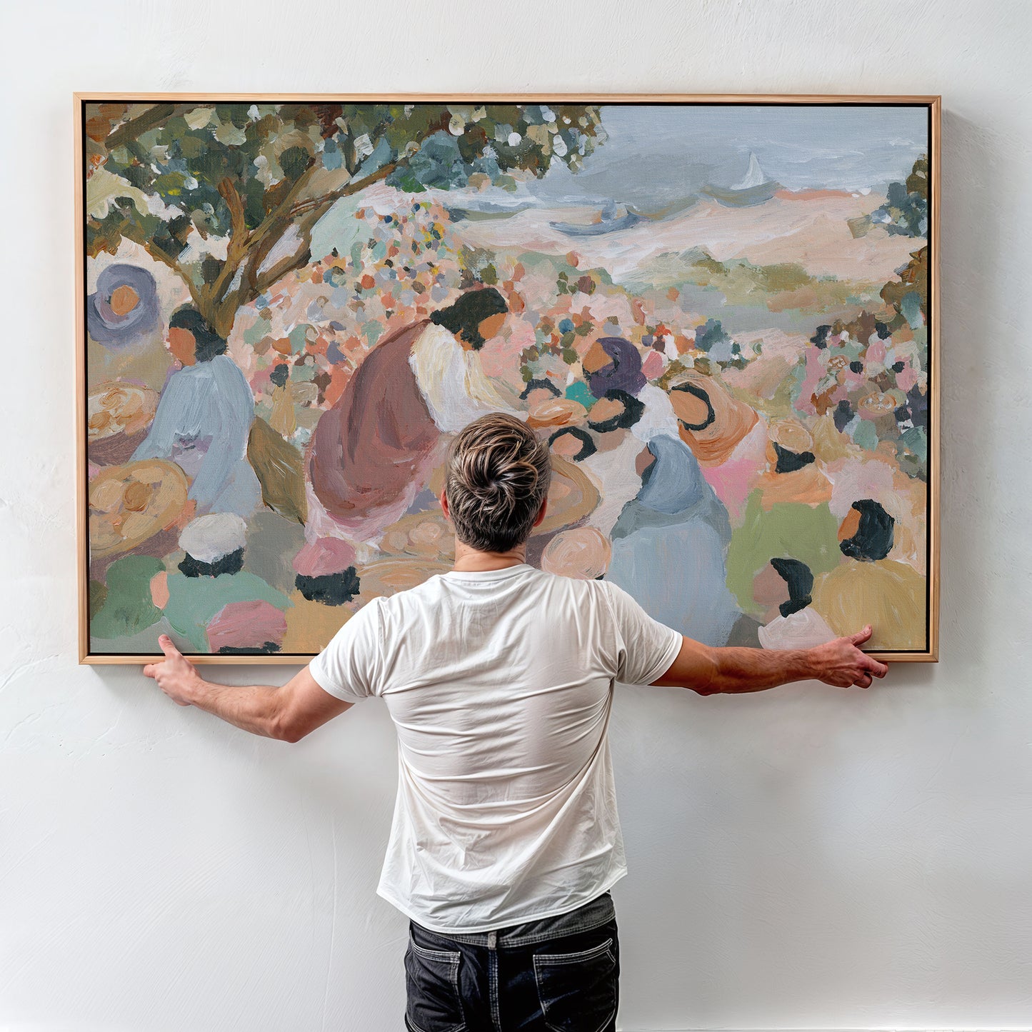 Christian Wall Art — “Jesus Feeding the 5000” Print