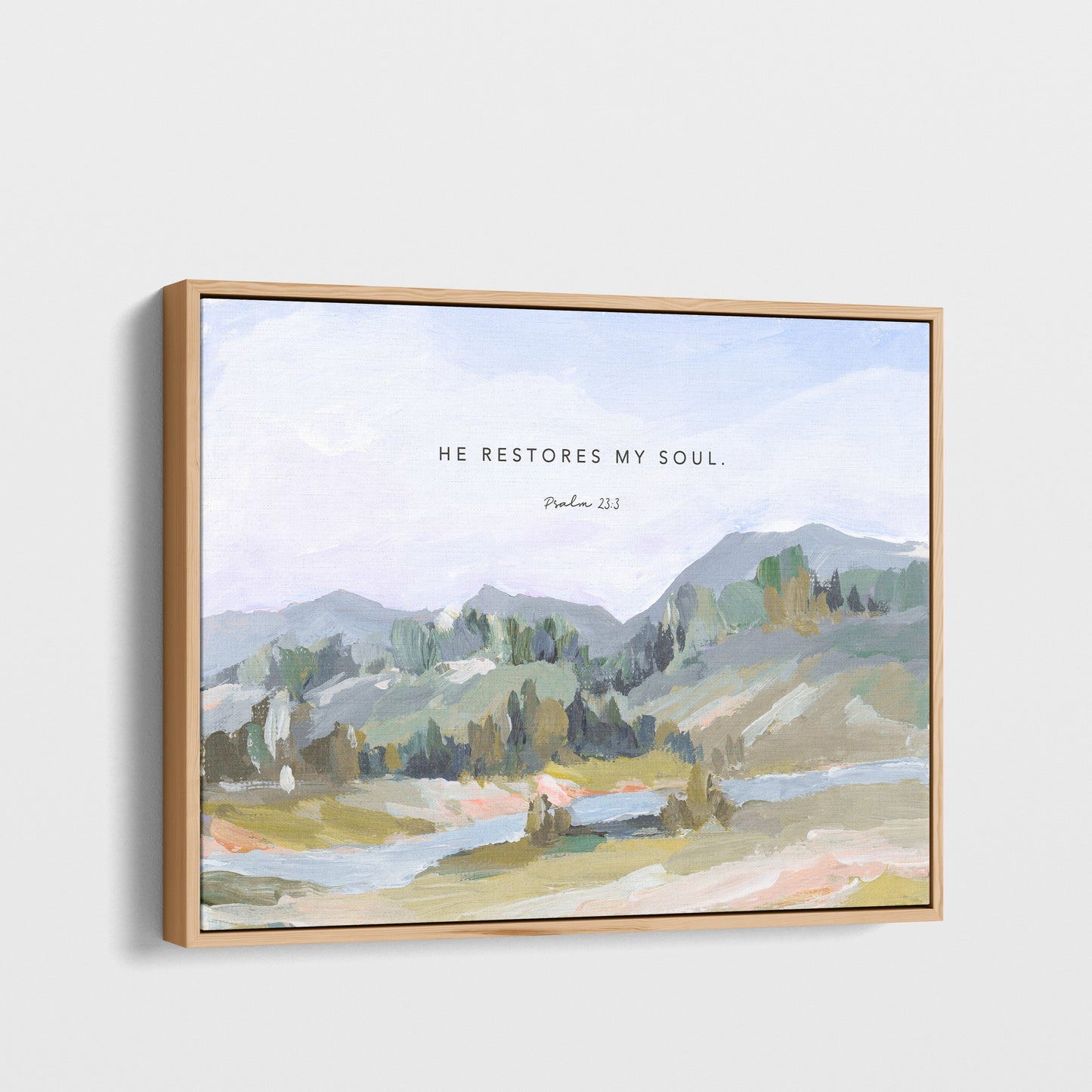 Scripture Landscape | "He Restores My Soul"
