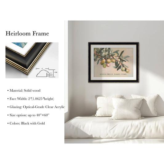 Vintage Framed Christian Wall Art – Heirloom Frame