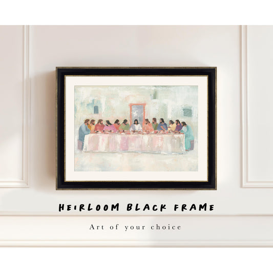 Vintage Framed Christian Wall Art – Heirloom Frame