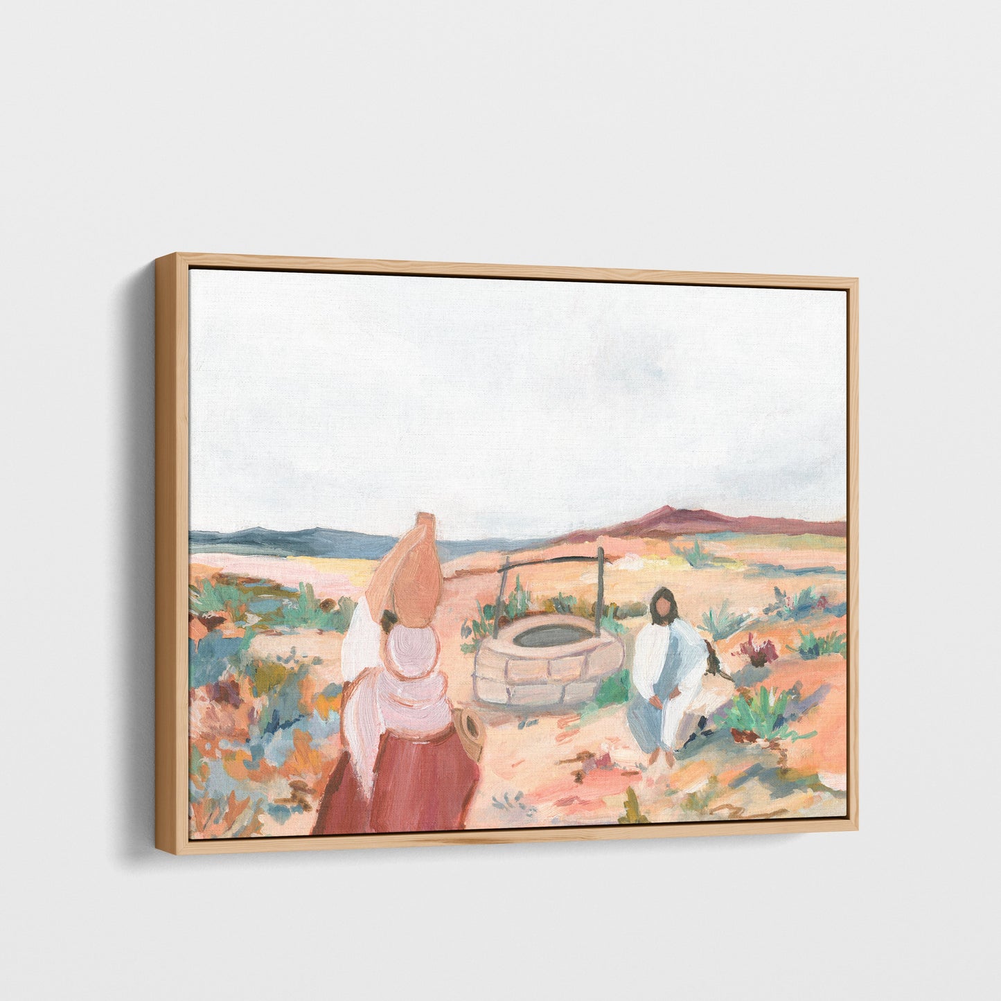 Contemporary Christian Art - Waiting at the Well