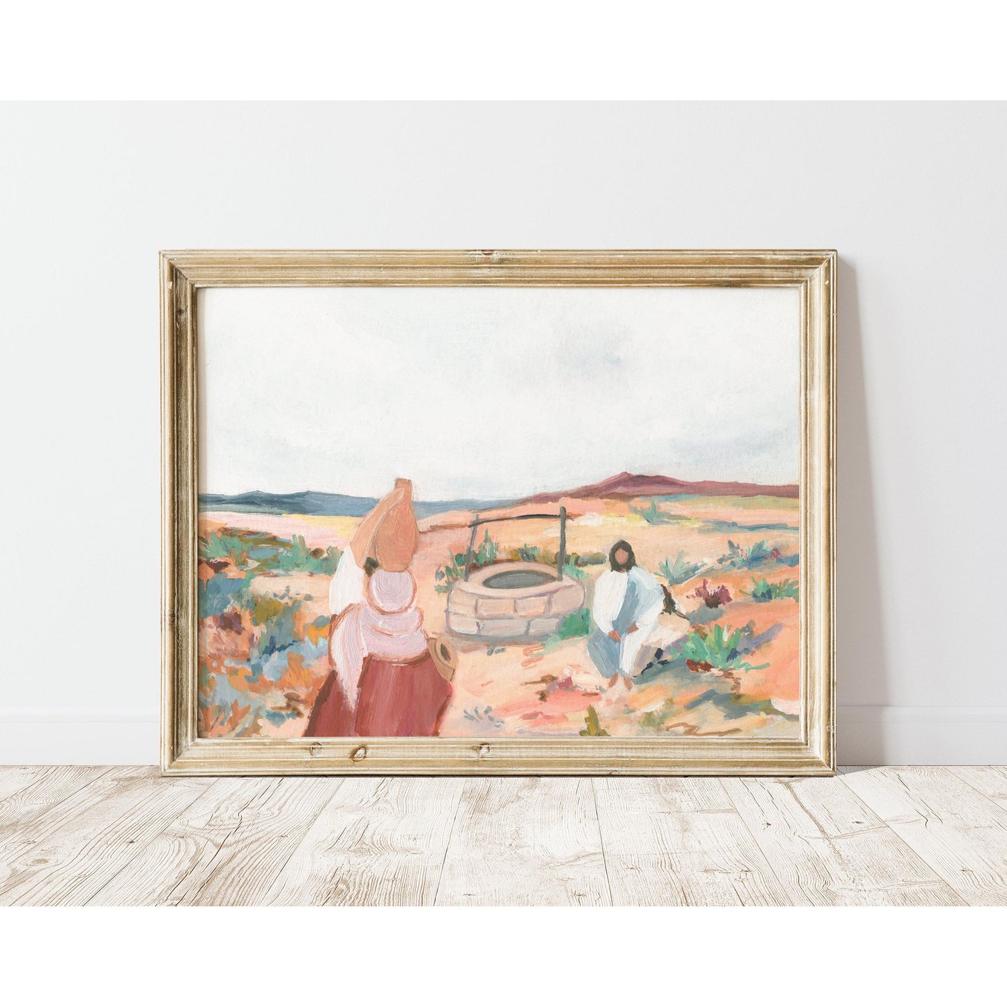 Contemporary Christian Art - Waiting at the Well