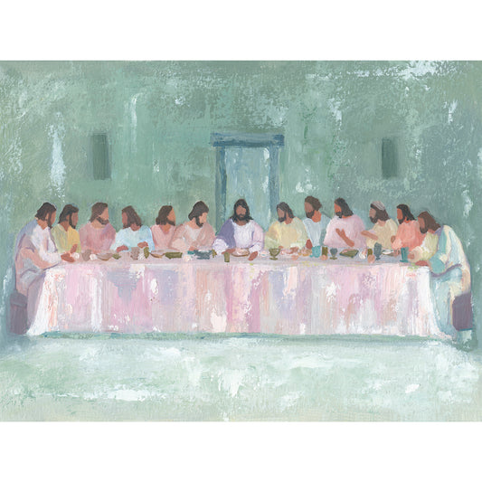 Modern Christian Art - "The Last Supper _ A Contemporary Reimagining"
