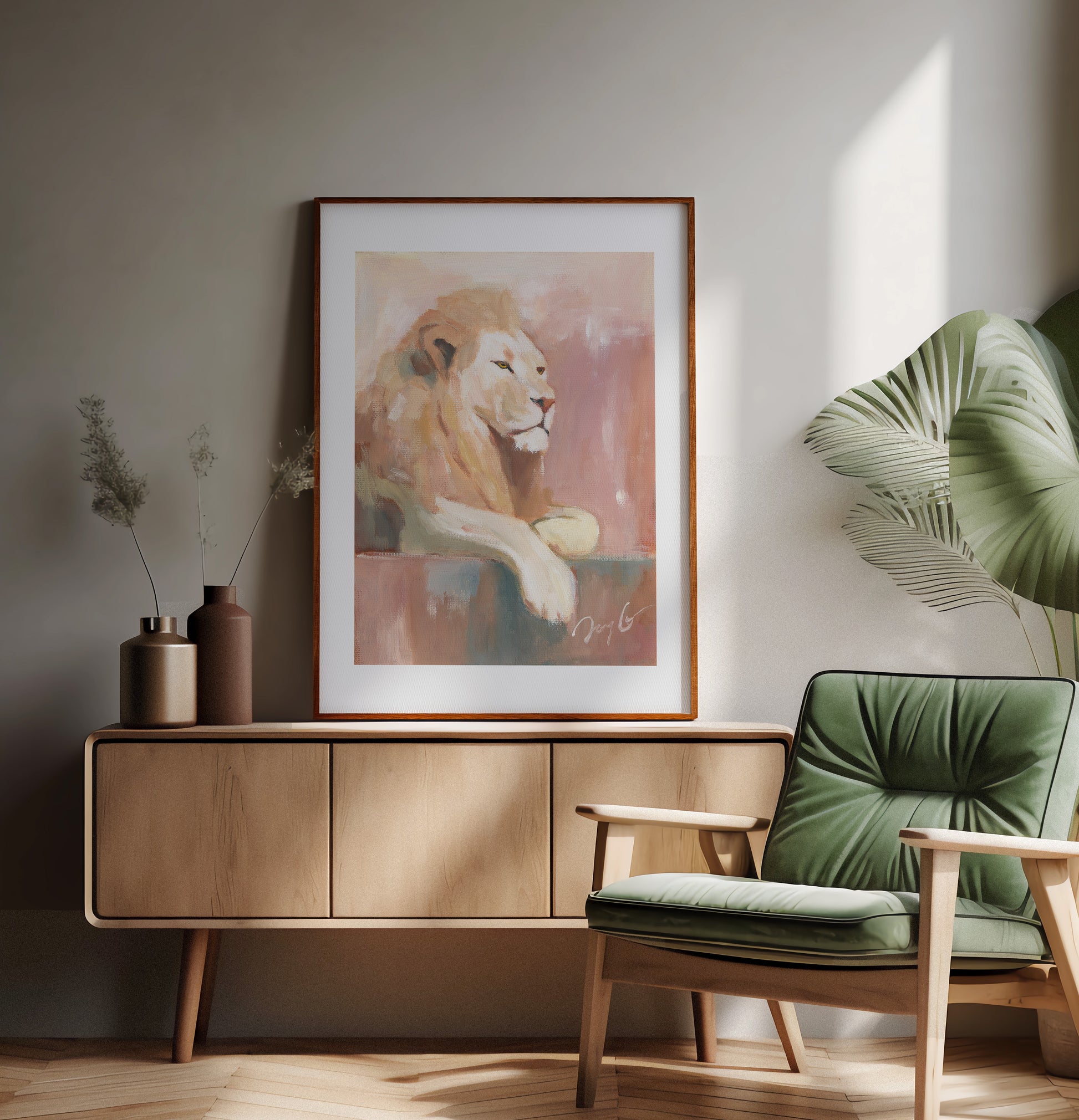 meaningful christian gift lion of judah framed artwork