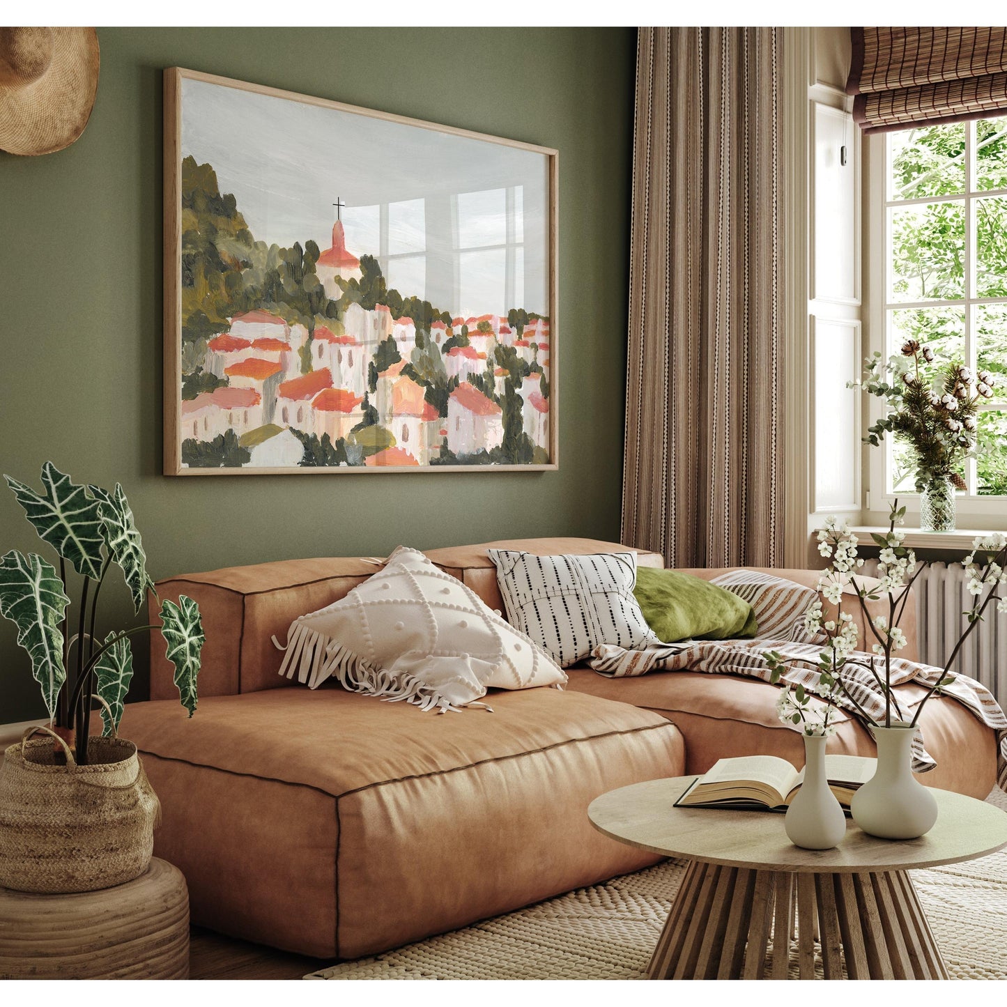 Modern Christian Art - City Landscape Print