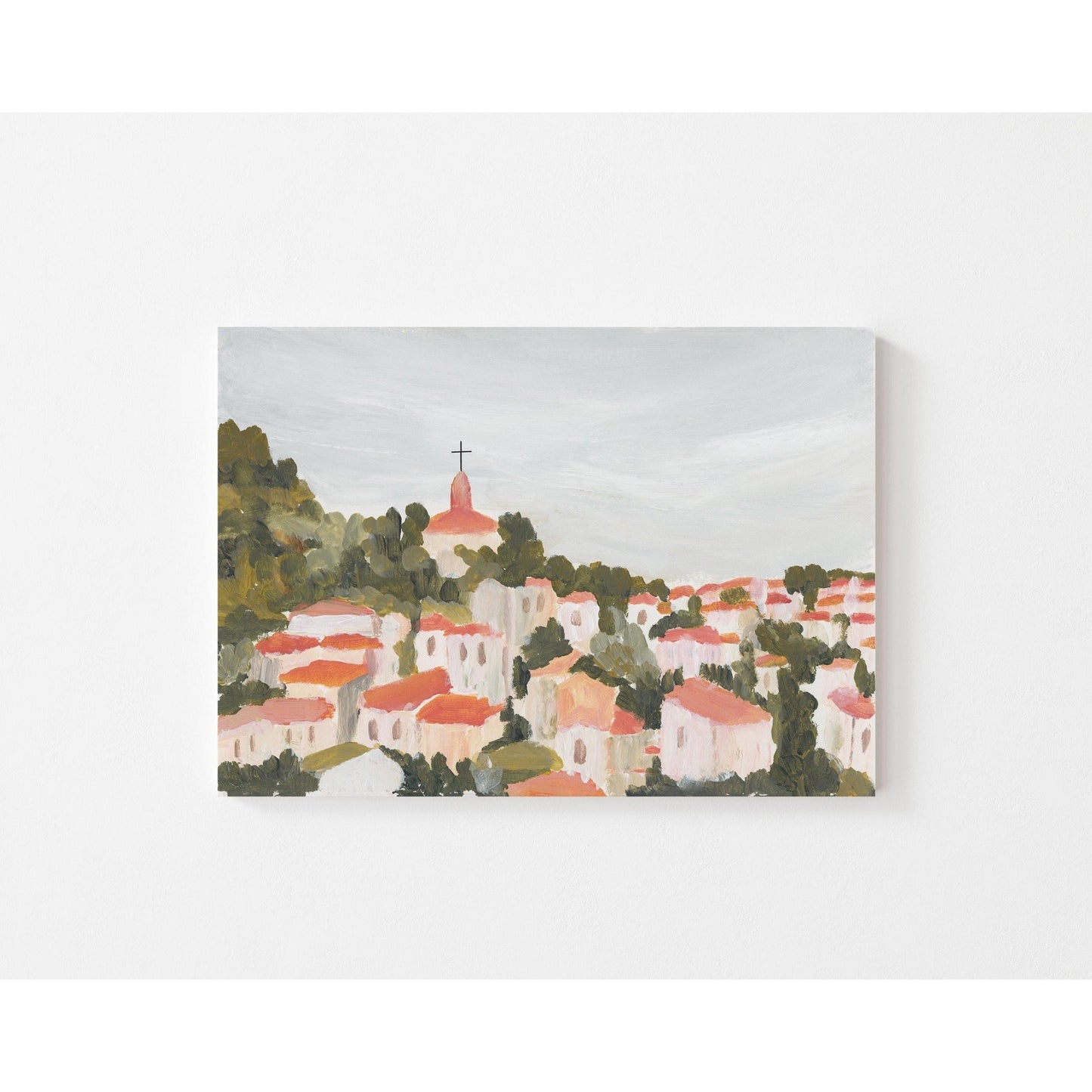 Modern Christian Art - City Landscape Print