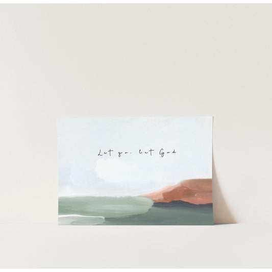 Modern Christian Art - Let Go Let God