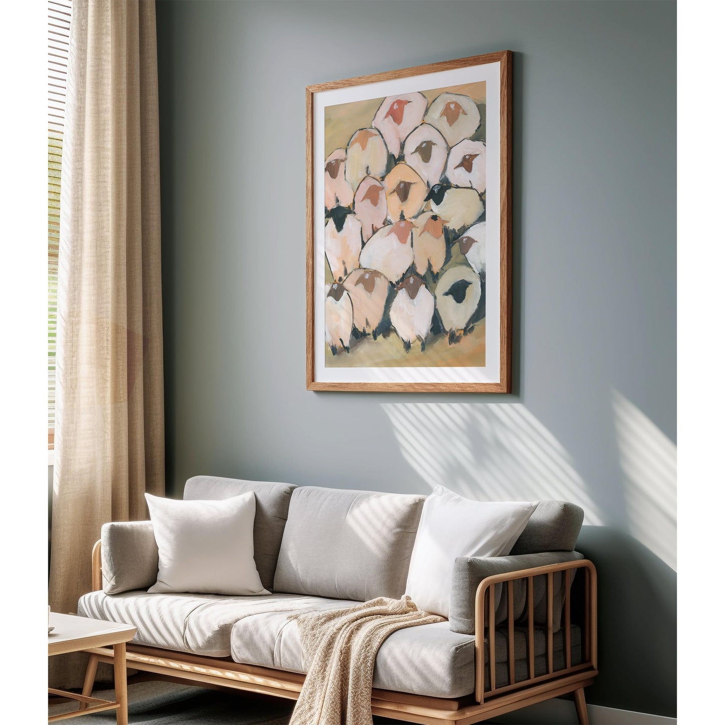 Modern Christian Art | Sheep of God Acrylic Painting