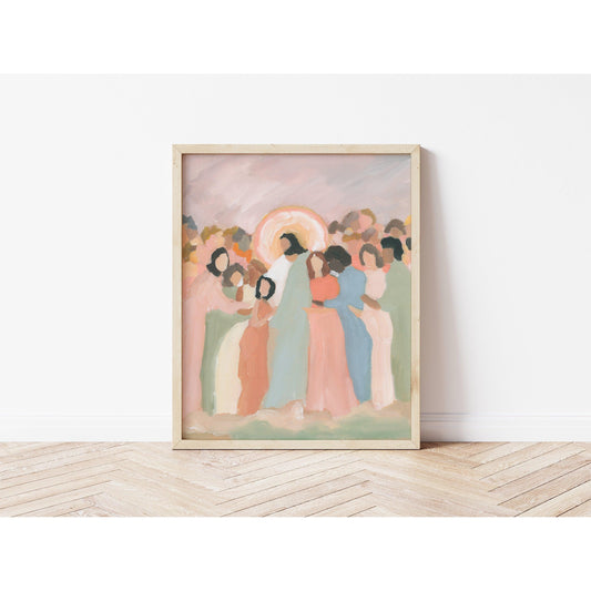 Modern Christian Art of Jesus - Our Comforter