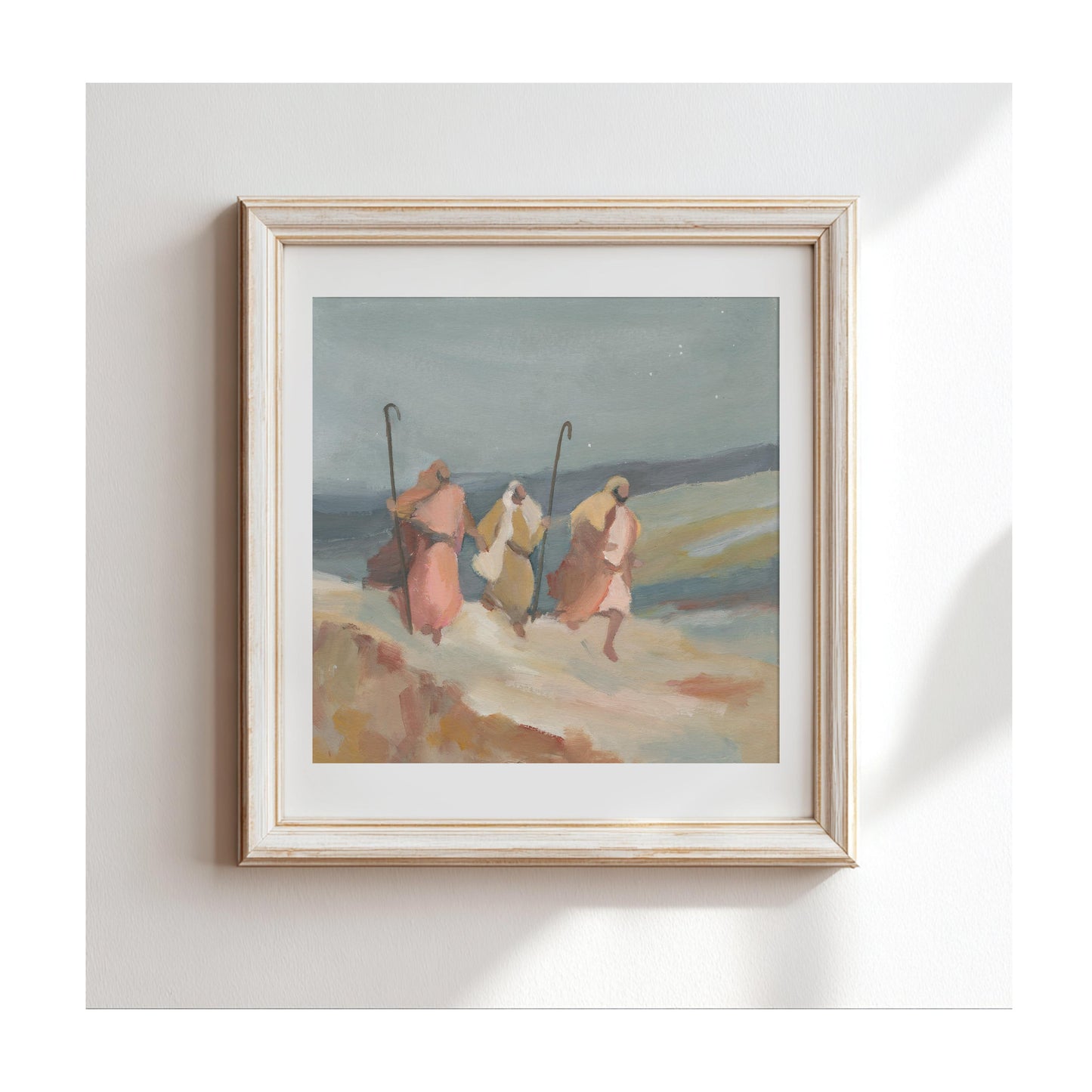 Christian Christmas Wall Art — The Running Shepherds | Don't Walk-Run