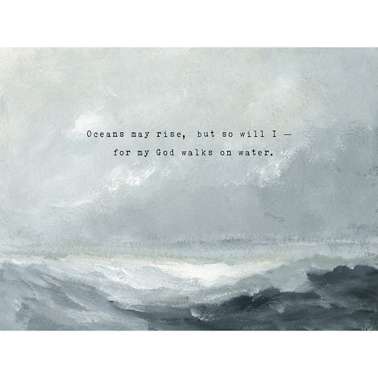 gentle neutral-toned waves in faith-based artwork