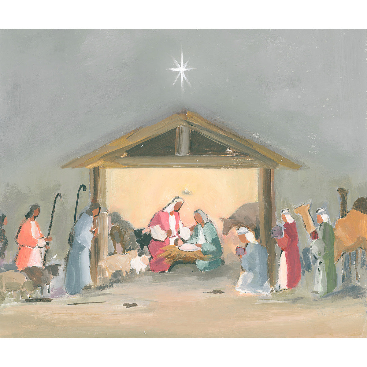 Nativity Wall Art — O Holy Night | Christian Christmas Gift & Holiday Décor