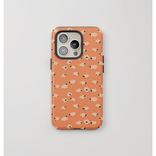"Sheep" Phone Case - Sandstone Orange