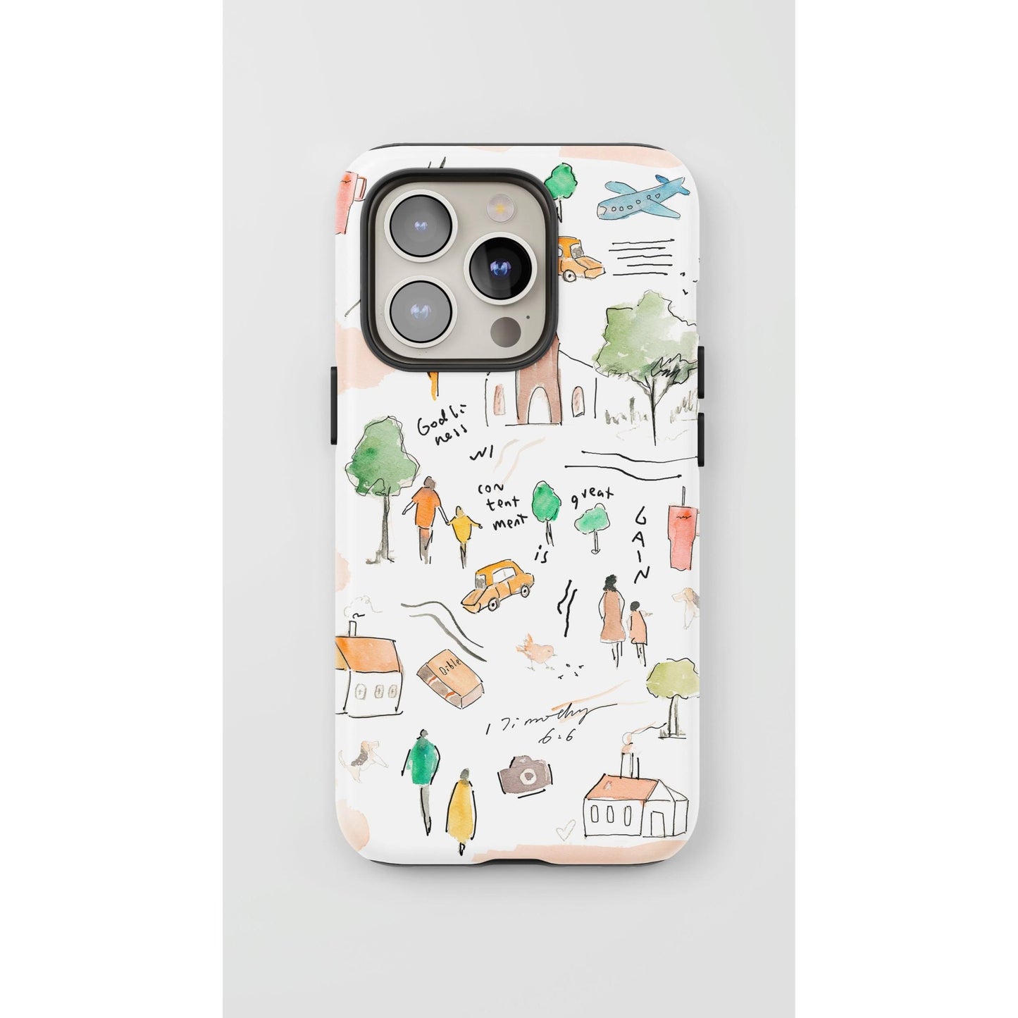 Phone Case - "Godliness with Contentment"