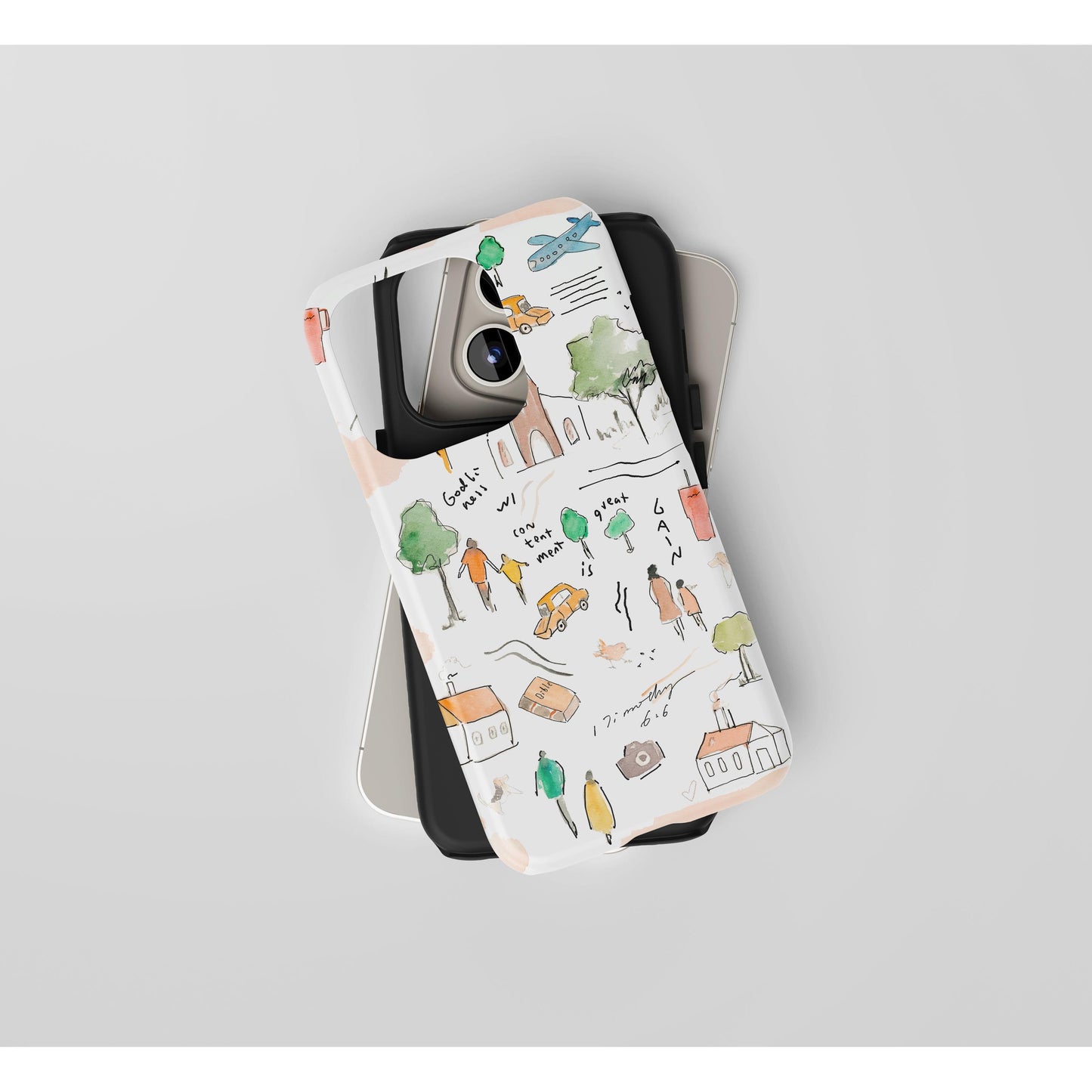 Phone Case - "Godliness with Contentment"