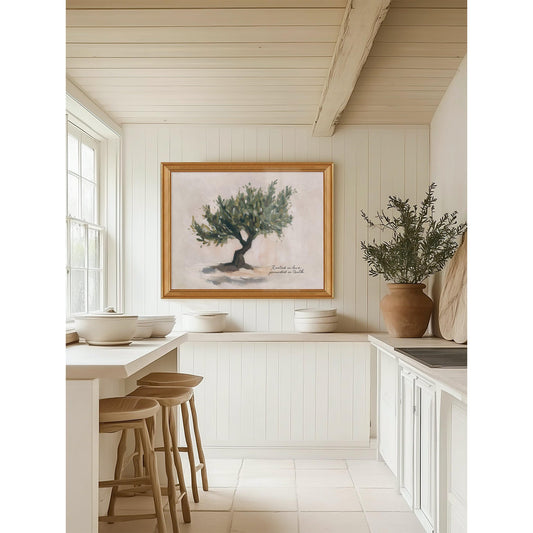 Vintage Gold Frame Christian Wall Art – Plein Air Gold Vintage Frame