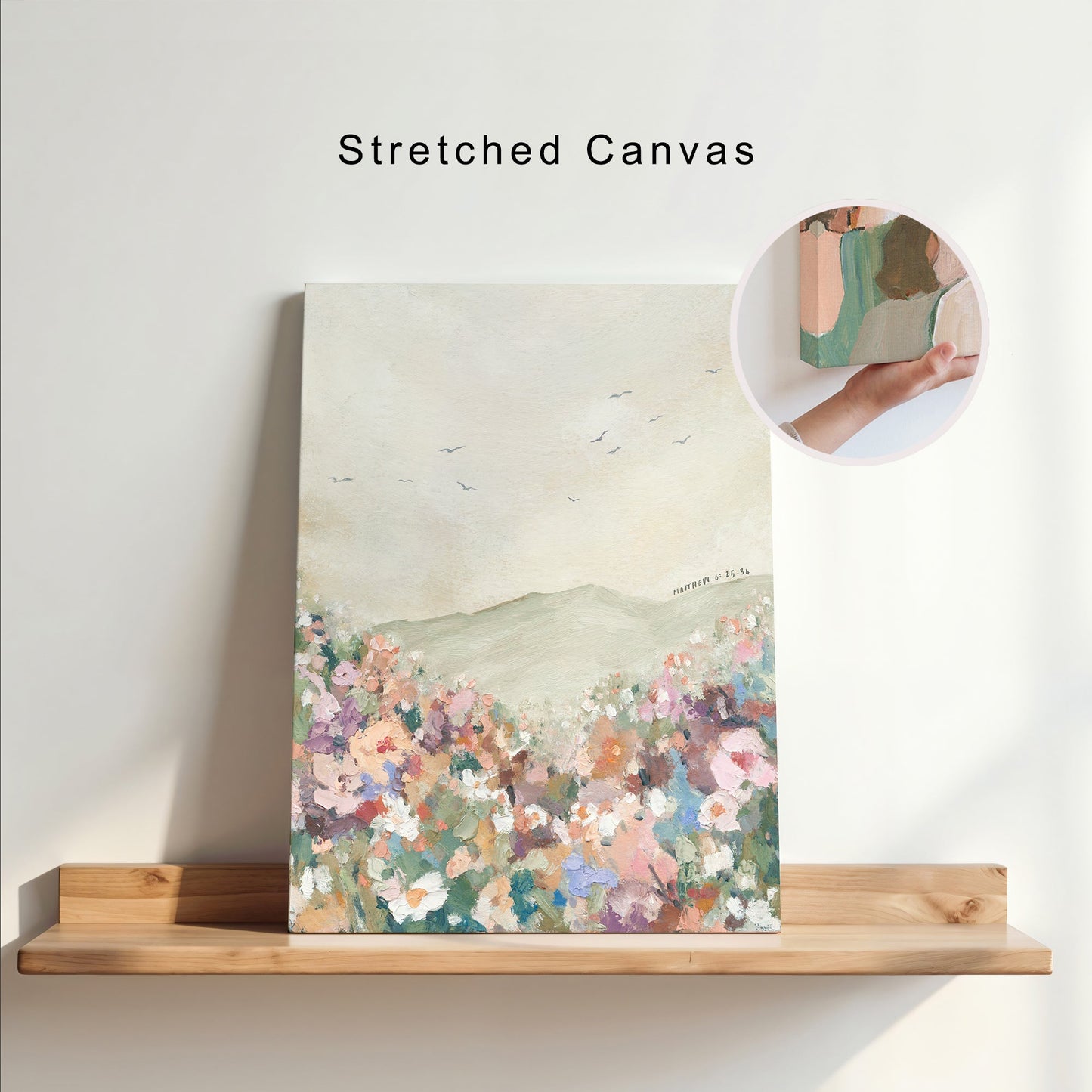 Stretched Canvas Christian art print