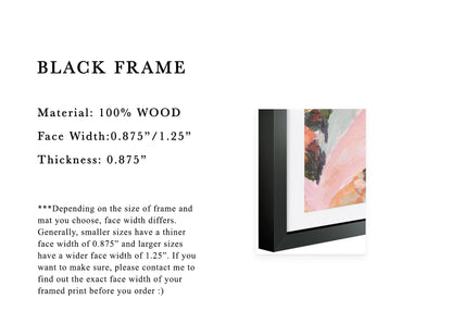 BLACK Framed Paper Prints