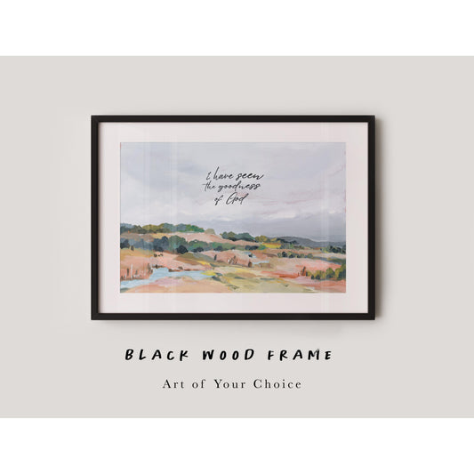 BLACK Framed Paper Prints - Minimalist Framed Art with Mat