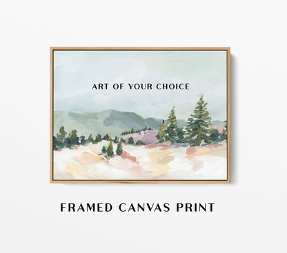Framed Canvas Print Christian Art