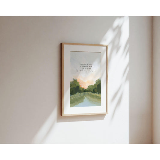 NATURAL WOOD Framed Paper Prints