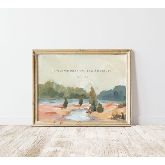Scripture Landscape | "Fullness of Joy"