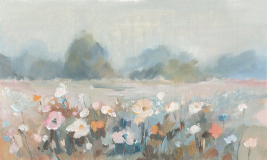 Landscape art evoking quiet trust and reflection, paired with Bible verses for planning the new year