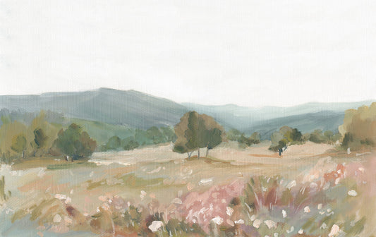 A peaceful landscape art that invites people to slow down and reflect what is forming their attention