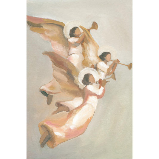 Christian Christmas Wall Art  “Angels Rejoice” | Perfect Holiday Gift & Seasonal Decor