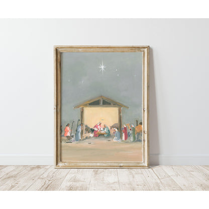 Christian Christmas Gift & Nativity Wall Art — O Holy Night