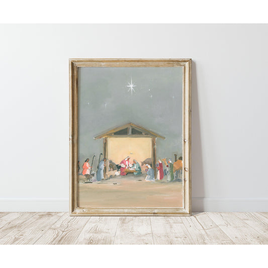 Christian Christmas Gift & Nativity Wall Art — O Holy Night