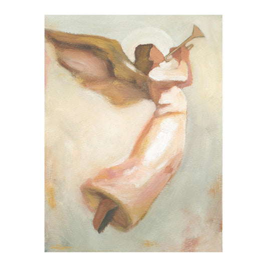 Christian Christmas Wall Art — Angel Trumpet Print | The Sound of Glory