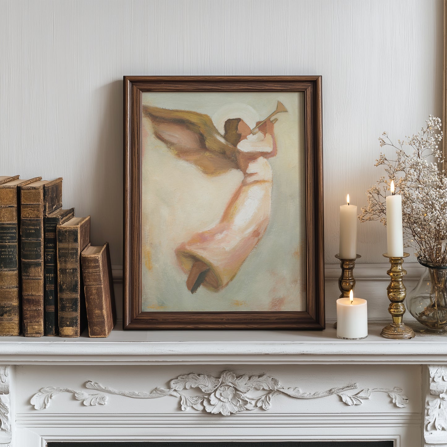 Christian Christmas Wall Art — Angel Trumpet Print | The Sound of Glory