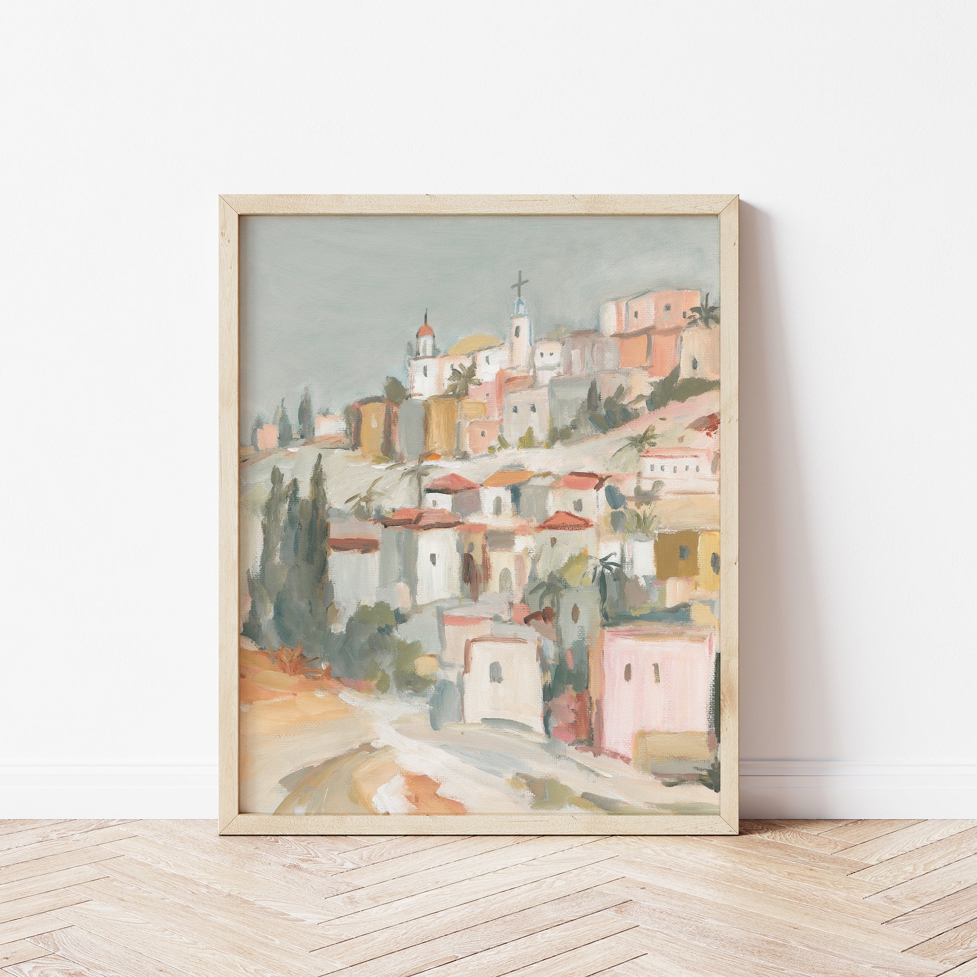 Christian home decor painting reminding of eternal home in heaven