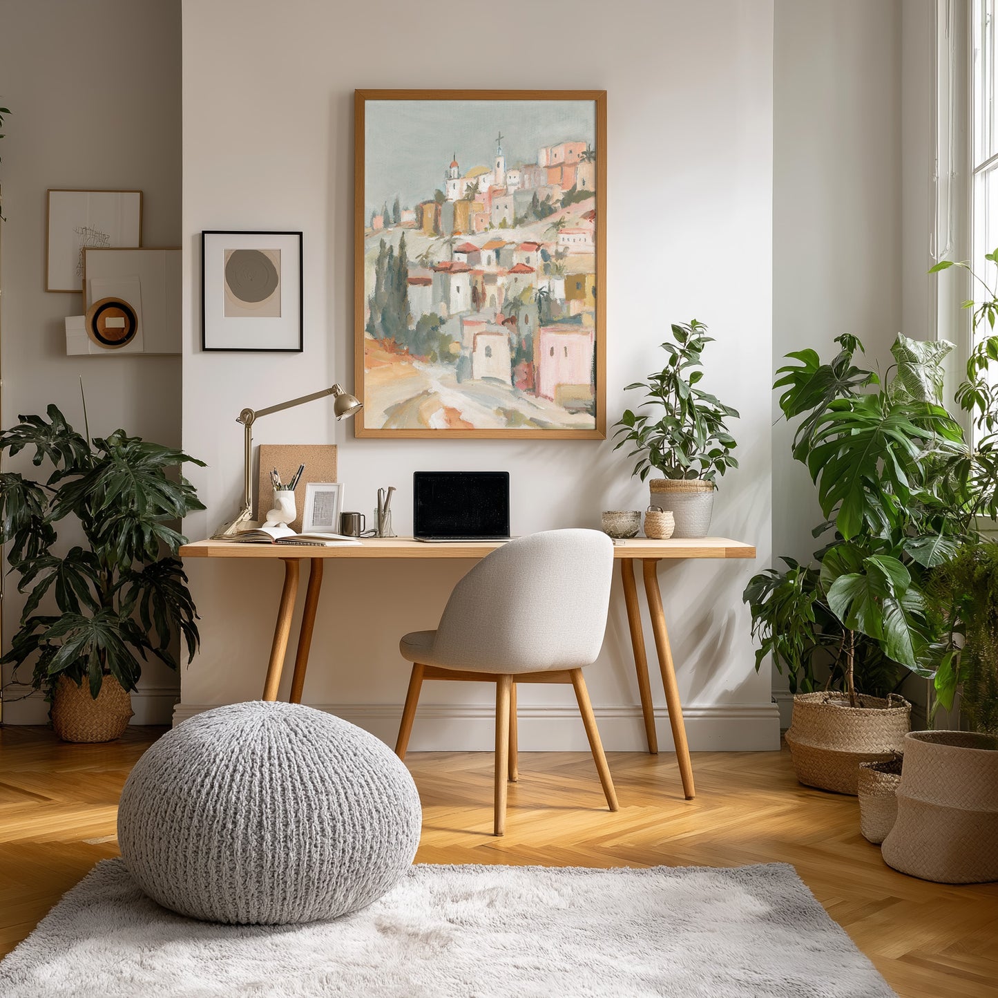 Christian home decor painting reminding of eternal home in heaven