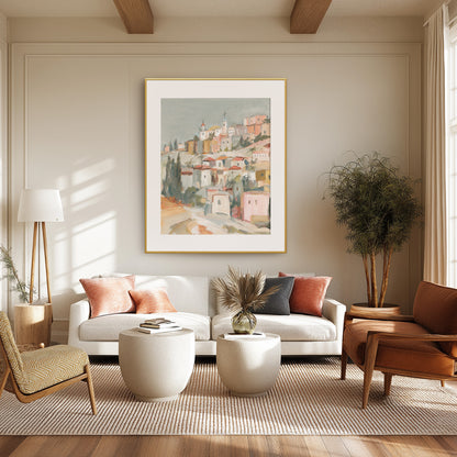Christian home decor painting reminding of eternal home in heaven